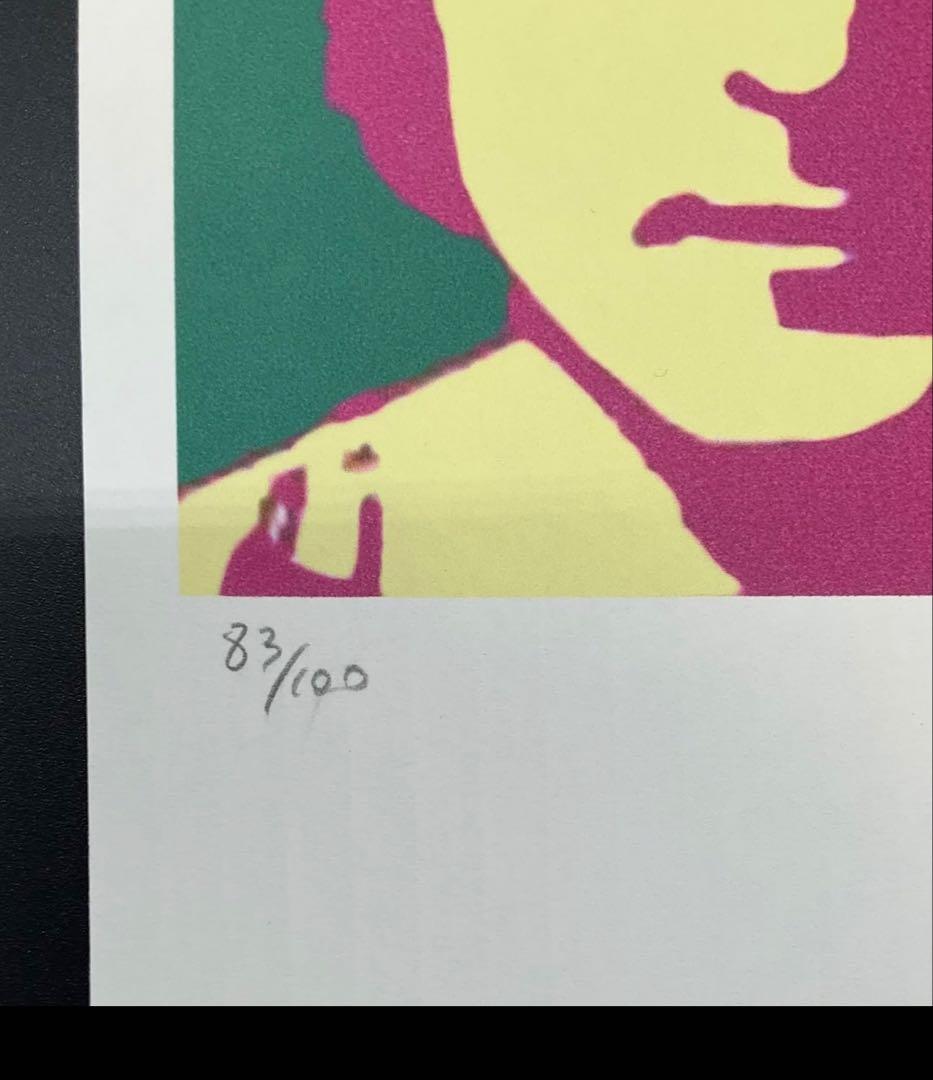 アンディ・ウォーホル リトグラフ ジョン・レノン 世界 100枚限定