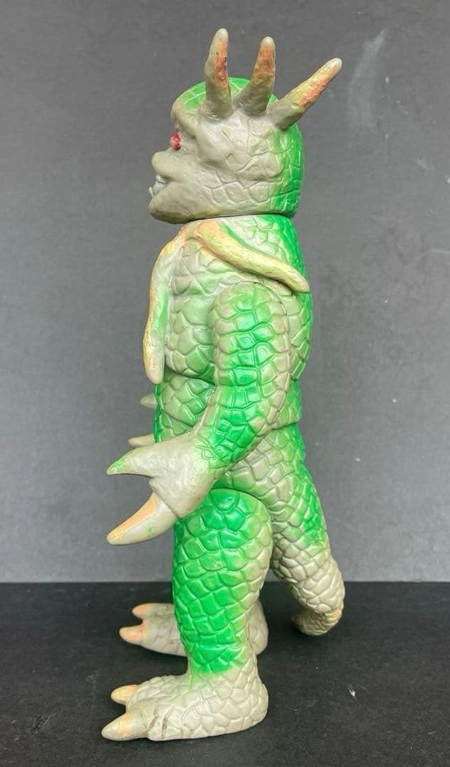 ミラーマン登場 宇宙怪獣 キングザイガー ソフビ 公開当時品 当時もの