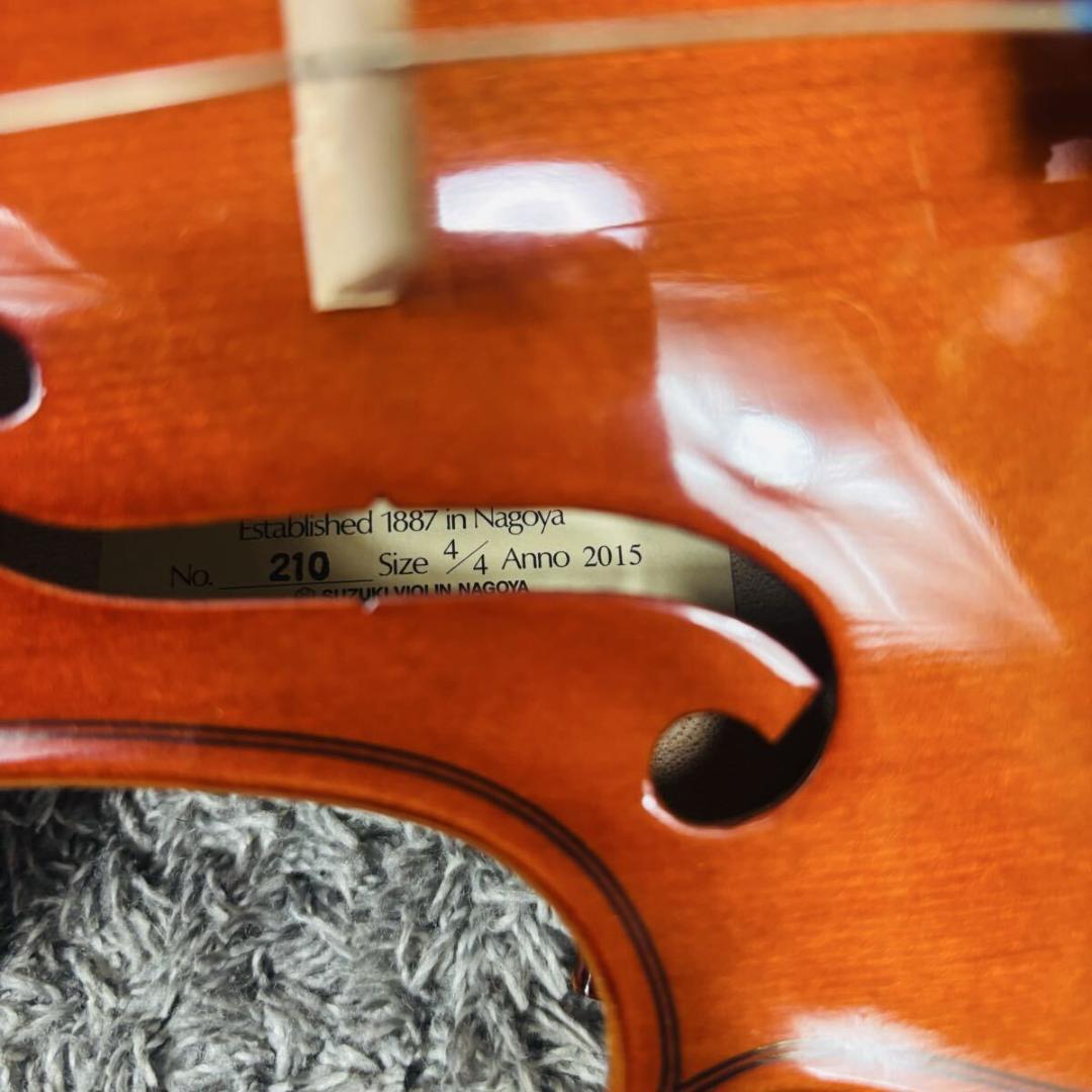スズキ バイオリン 4/4 210 2015 ヴァイオリン 弦楽器 ケース