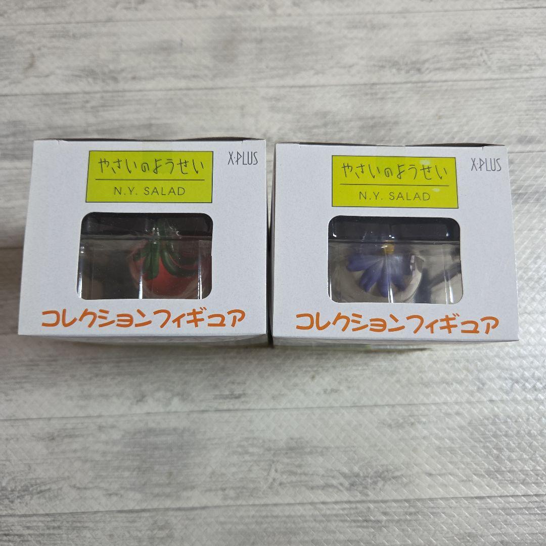 N.Y. SALAD やさいのようせい フィギュア 2種6体セット