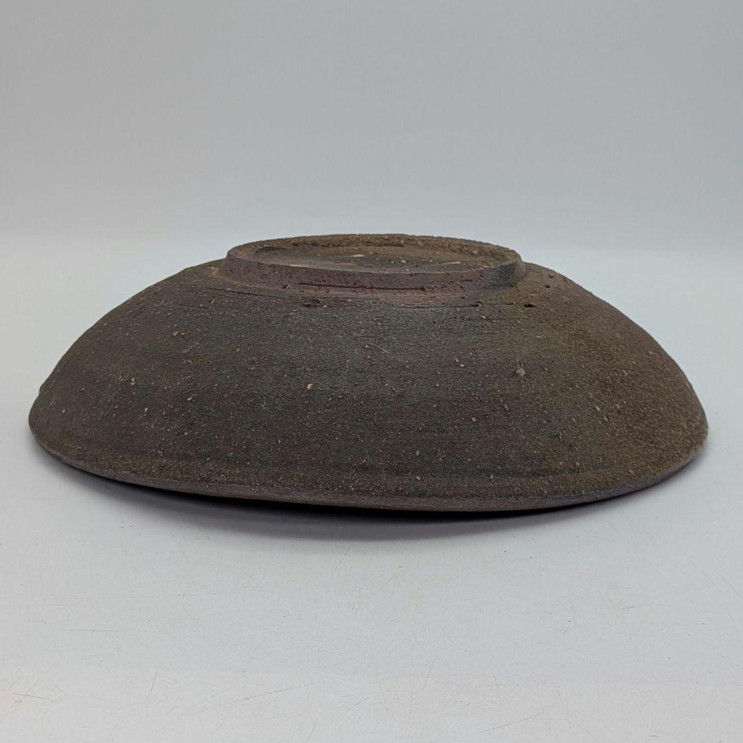 和仁栄幸 備前焼 皿 直径30cm超 食器 緋襷 黄胡麻 黄ゴマ 盛り皿 皿鉢