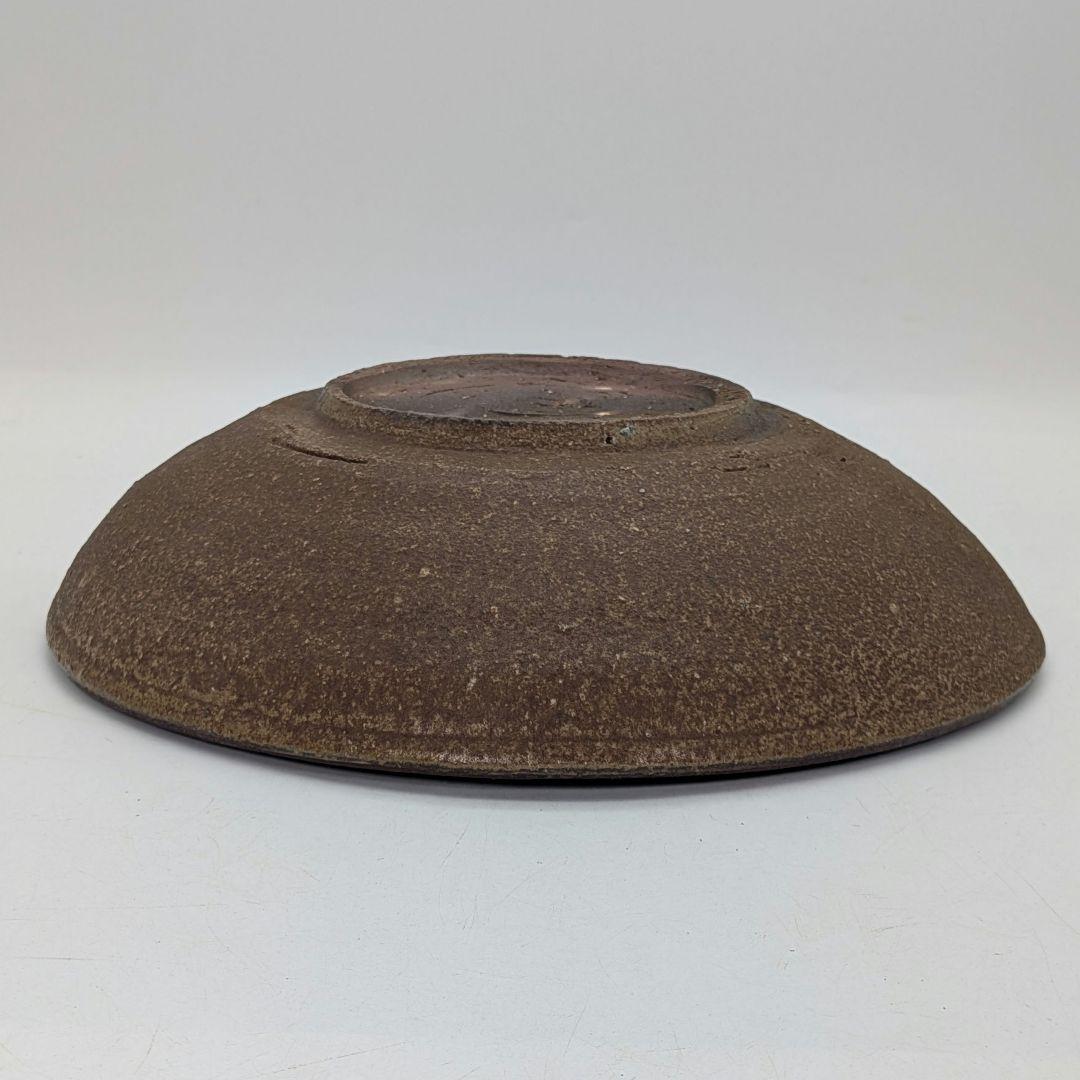 和仁栄幸 備前焼 皿 直径30cm超 食器 緋襷 黄胡麻 黄ゴマ 盛り皿 皿鉢