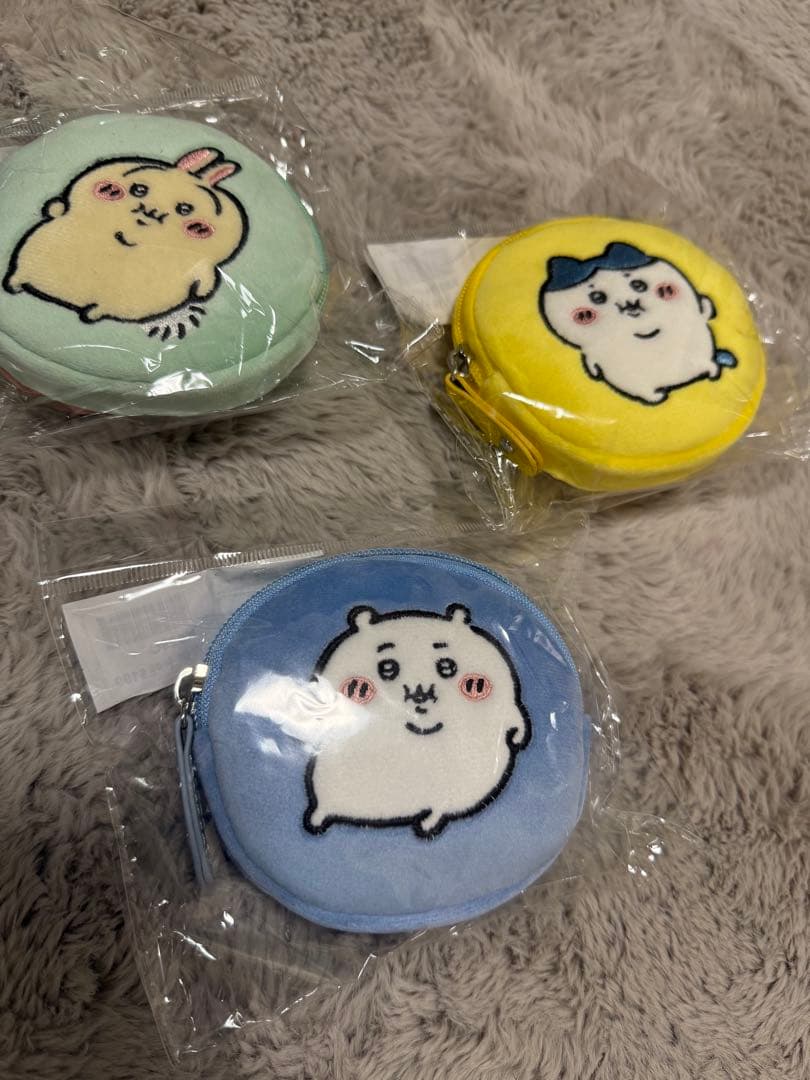 ちいかわの台湾のセブンイレブン限定ポーチ、ちいかわ、ハチワレ