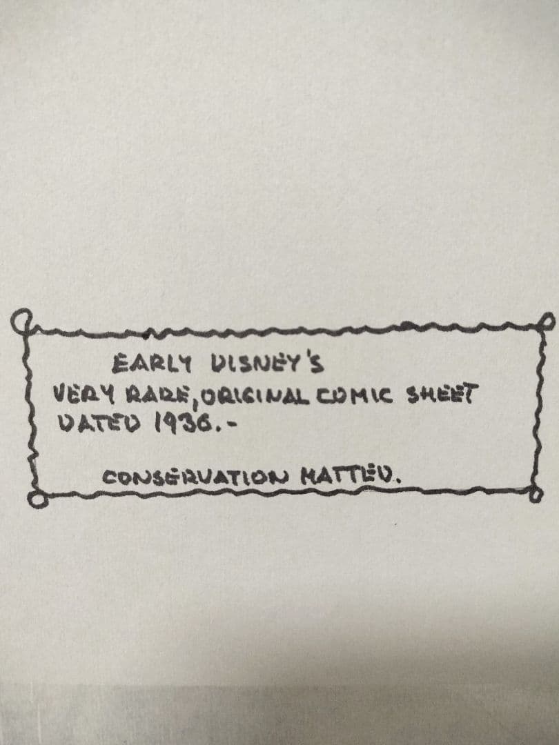 ★激レア★ミッキー&ドナルド　アートパネル　コミックシート