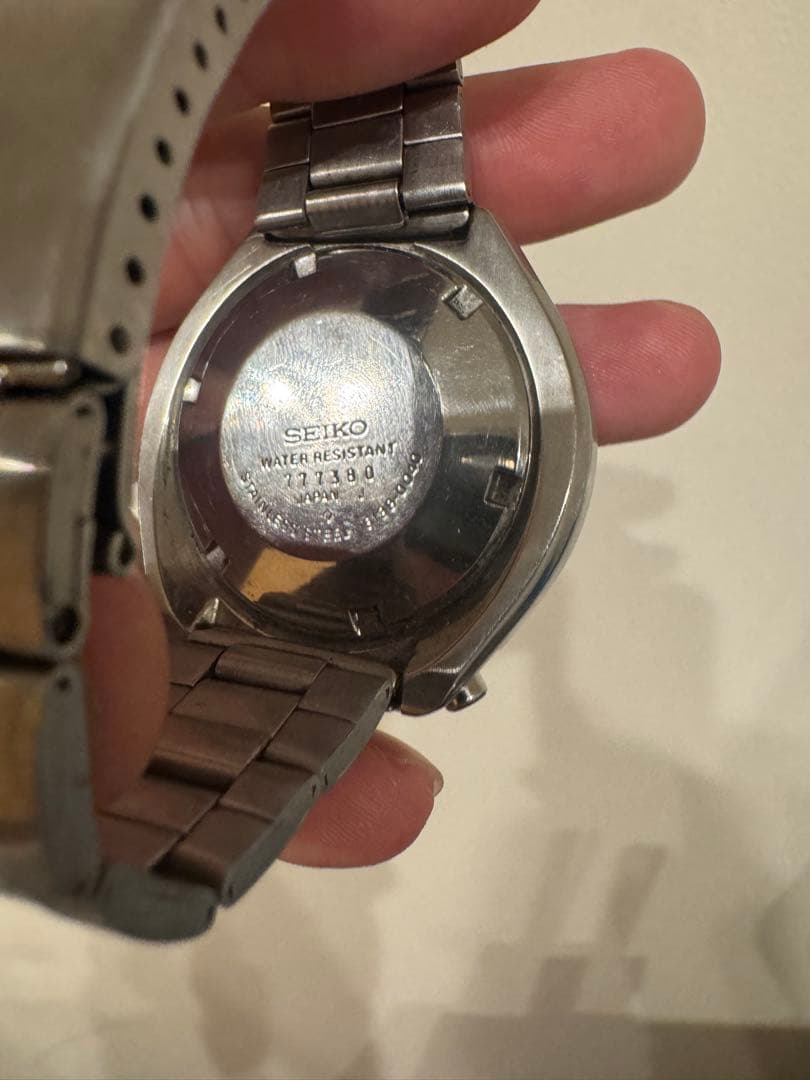 SEIKO 自動巻きクロノグラフ 茶馬　黒馬　セット