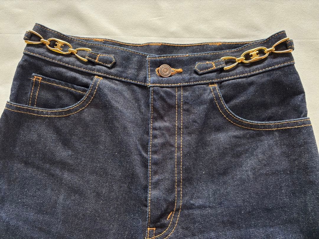 CELINE セリーヌ　エディ期　デニムキュロット