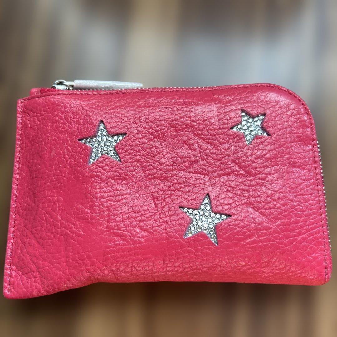 お値下げ！サロンドアルファード　ピンクＬ字ミニ財布