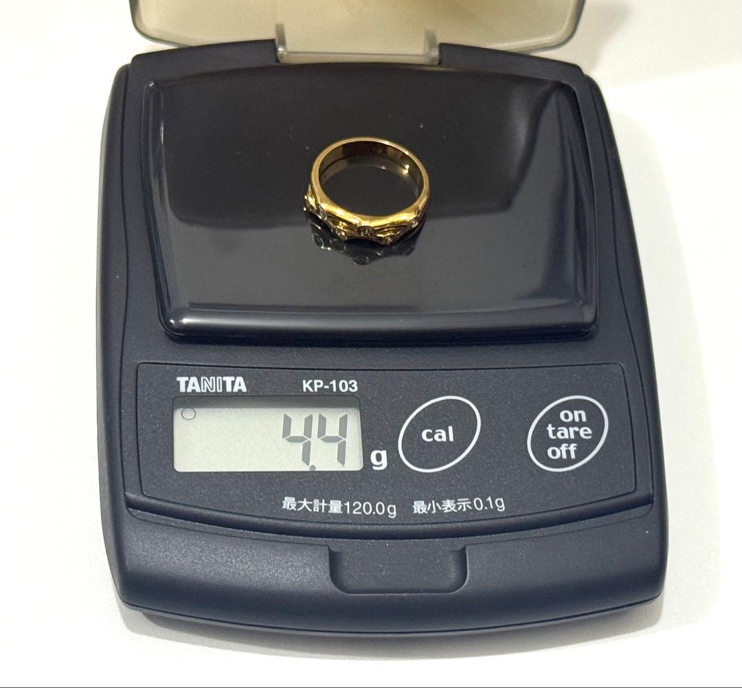 k18メレダイヤ12号リング♪