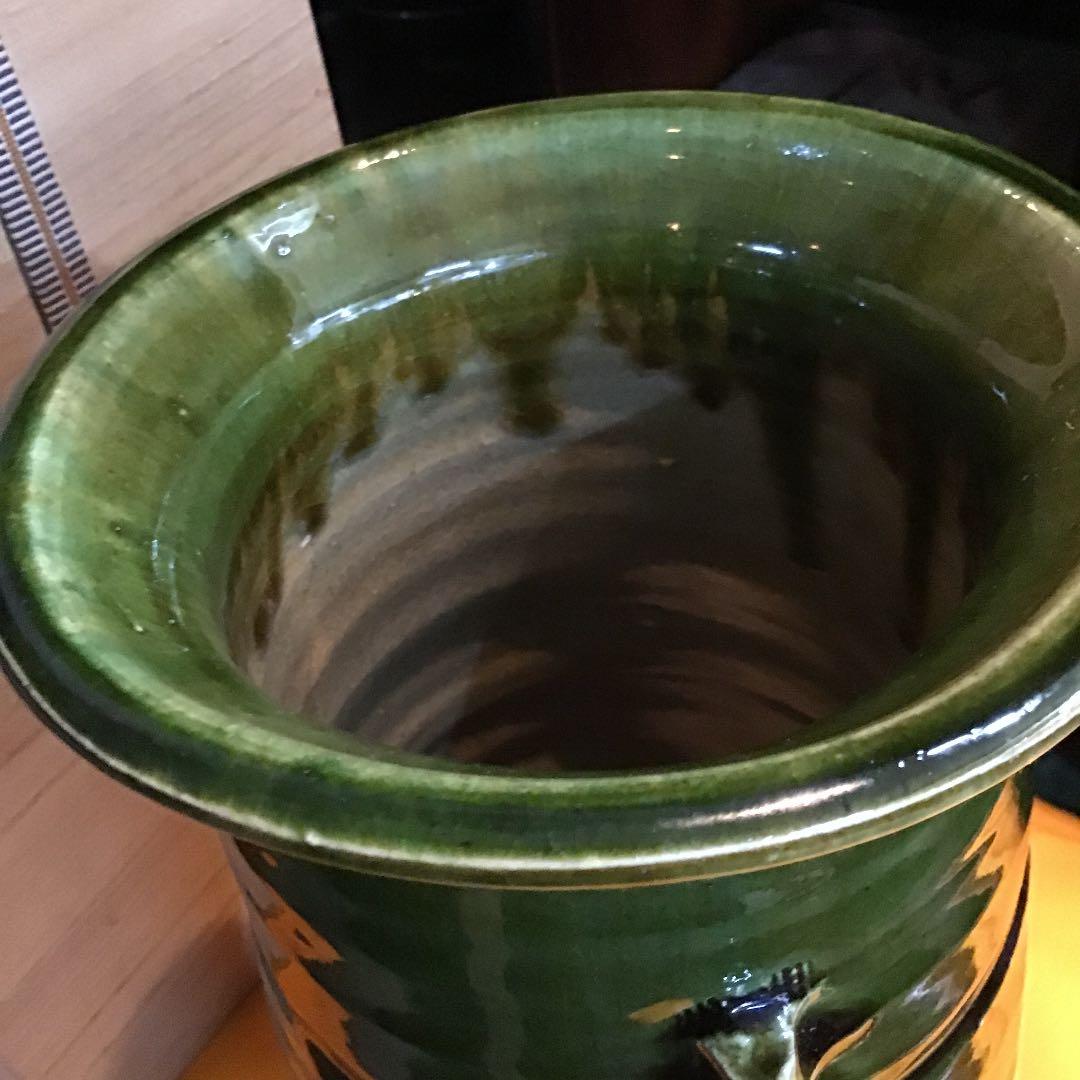 天子窯児島魂作年末大売り出しです❣️共箱付大花生け壺です❣️