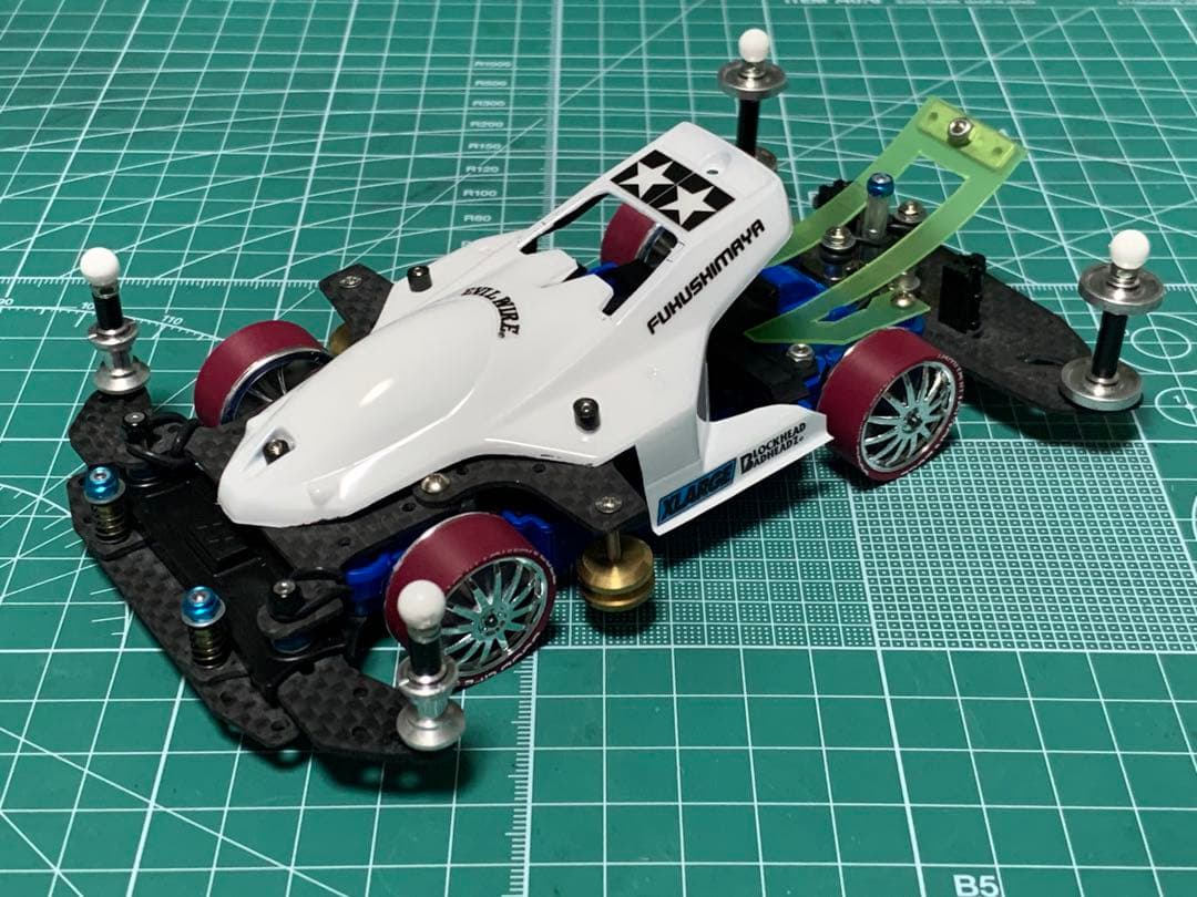 ミニ四駆 完成品 デュアルリッジ DUAL RIDGE Jr. MSシャーシ CHESHIRE