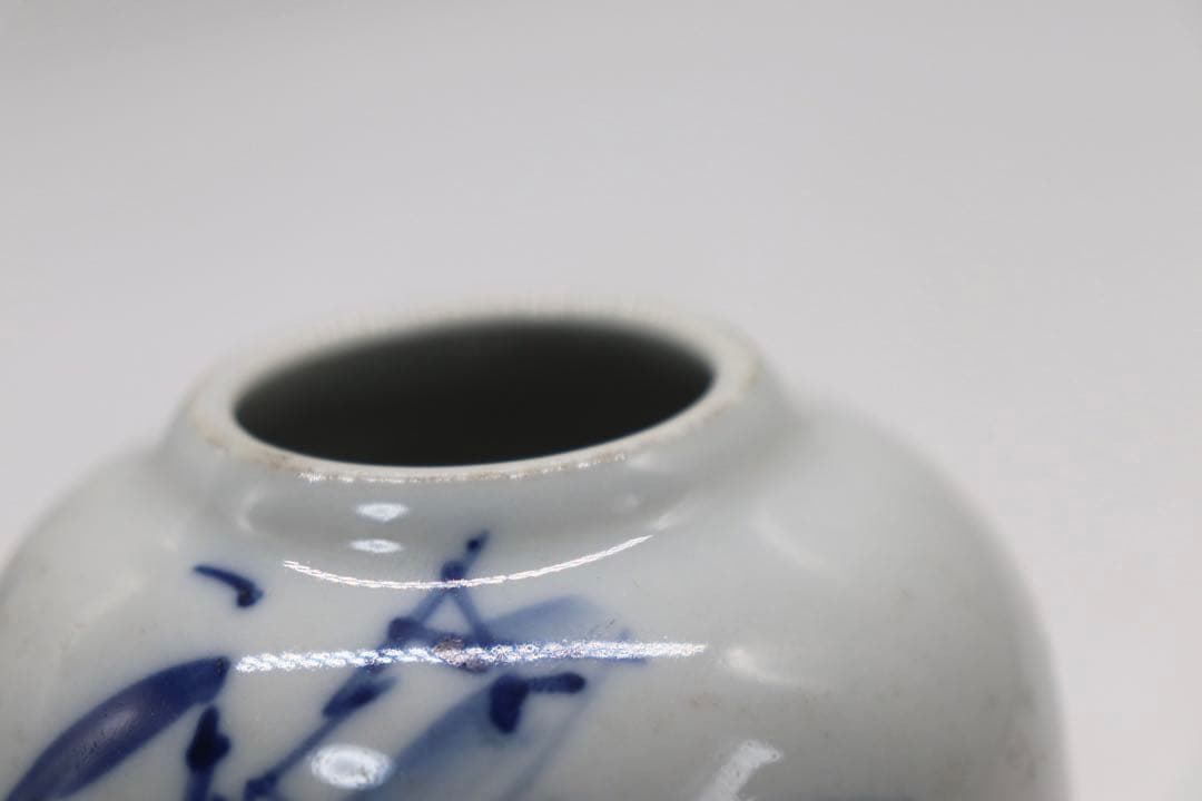 中国 民国期 染付竹紋水滴 江西磁業公司 送料込み0716の通販はau PAY