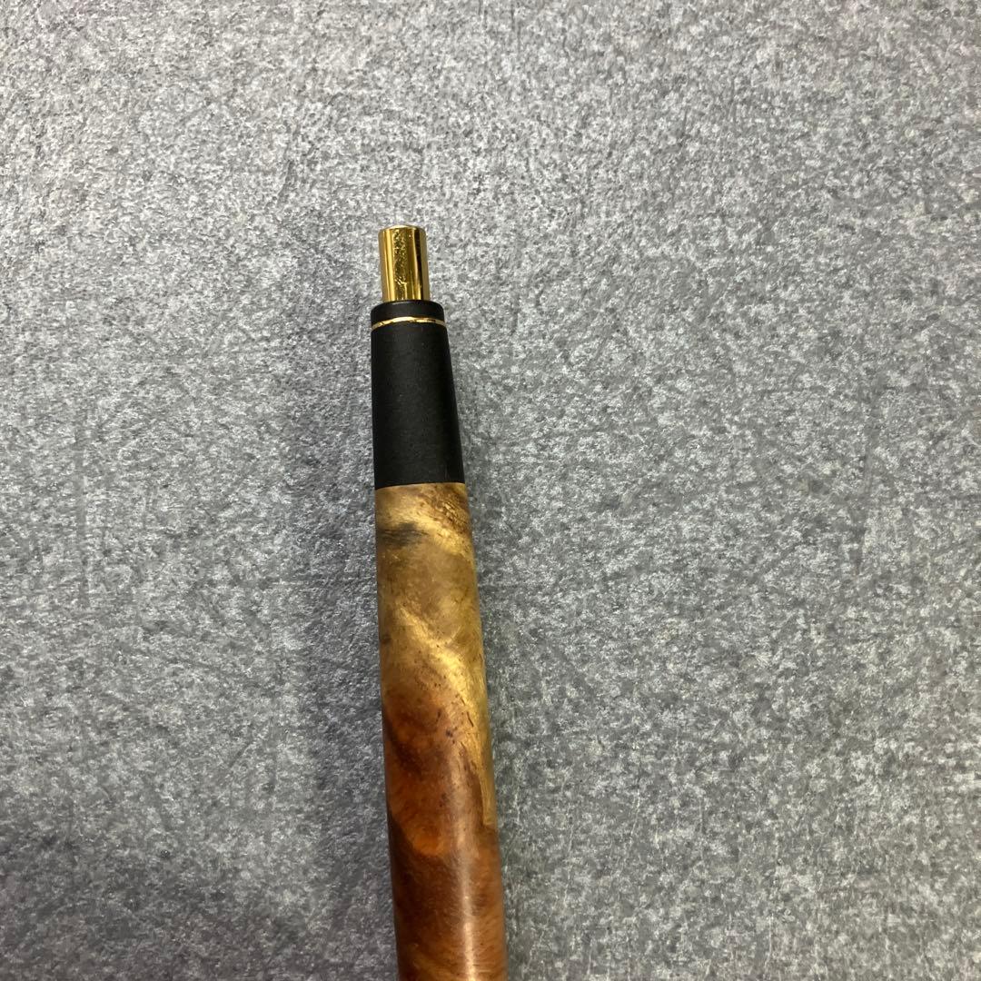 ボナンペン 本花梨瘤源平(アフゼリア) 真鍮金具 シャーペン 検索用