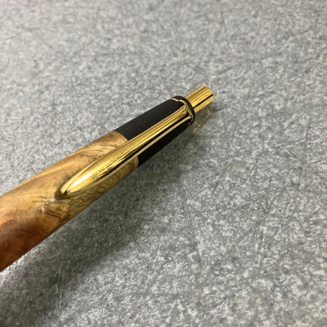 ボナンペン 本花梨瘤源平(アフゼリア) 真鍮金具 シャーペン 検索用