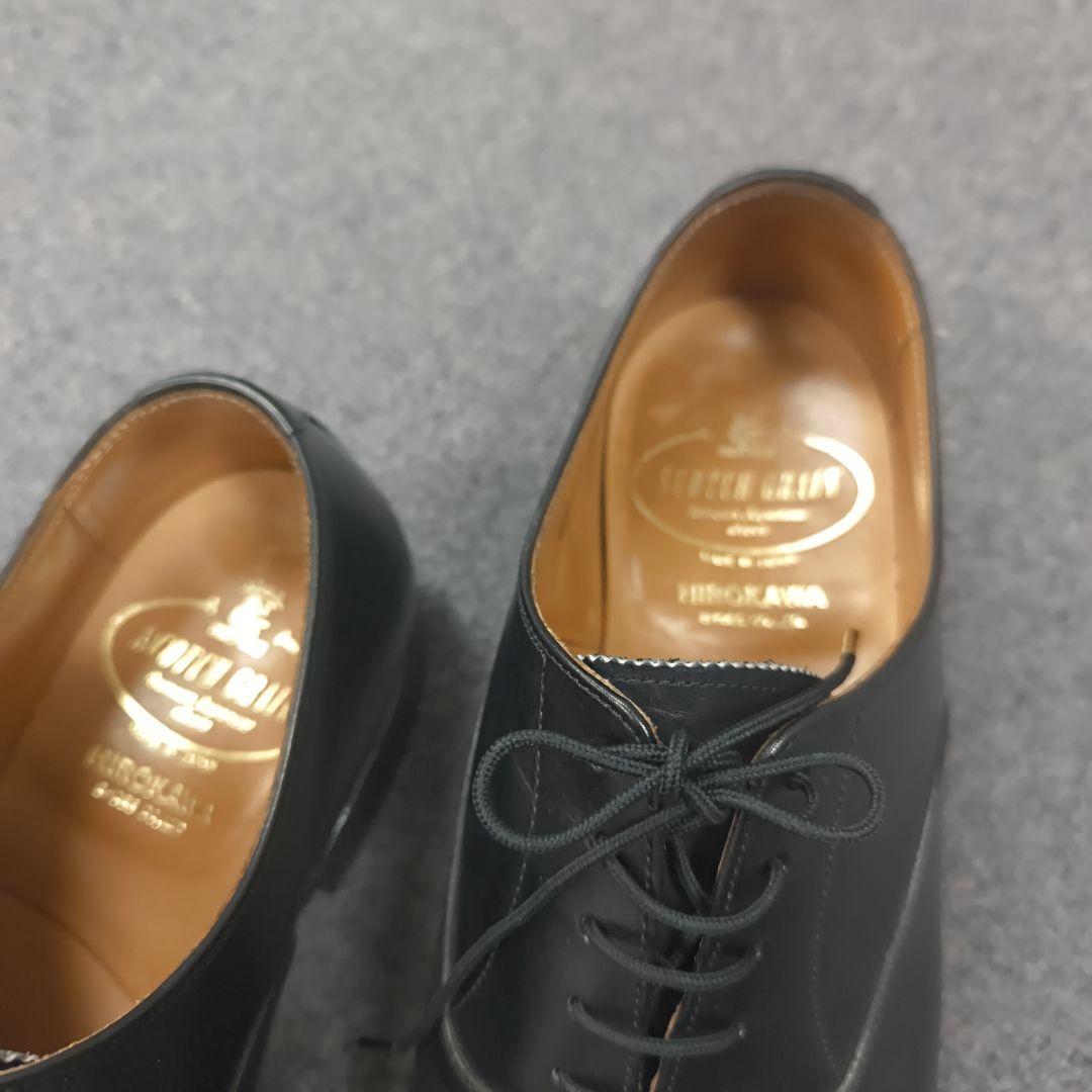 ★美品★スコッチグレイン★ストレートチップ黒26cm