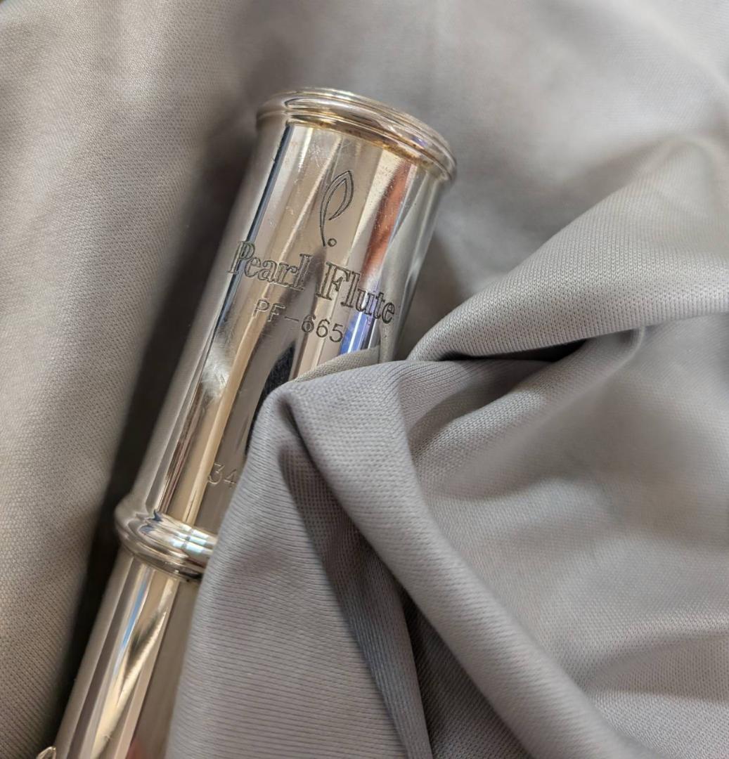 Pearl PF-665E パール フルート 頭部管銀製 吹奏楽 初心者向け