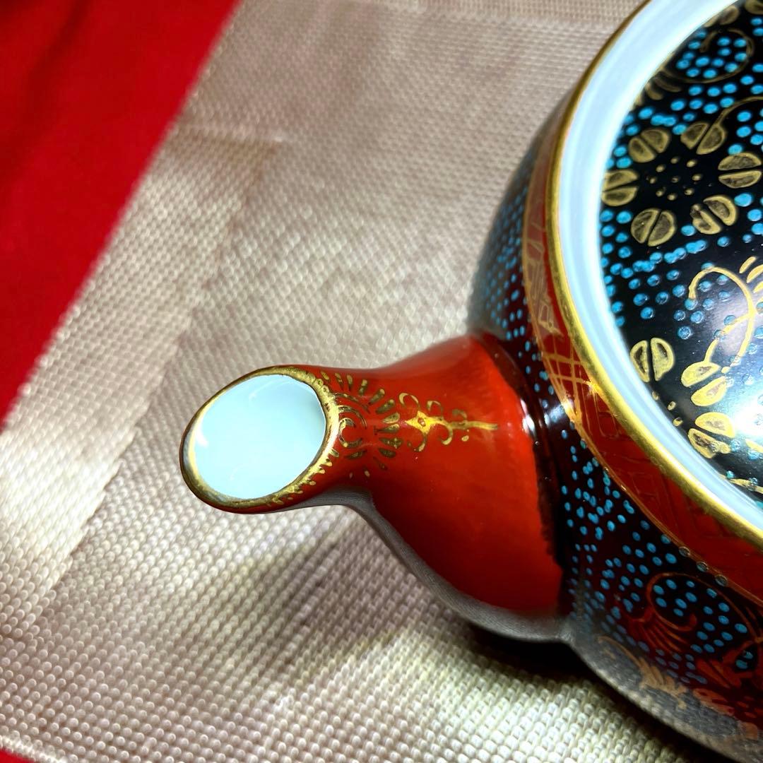 九谷焼 西峰窯 青粒鉄仙 茶器揃 - メルカリ