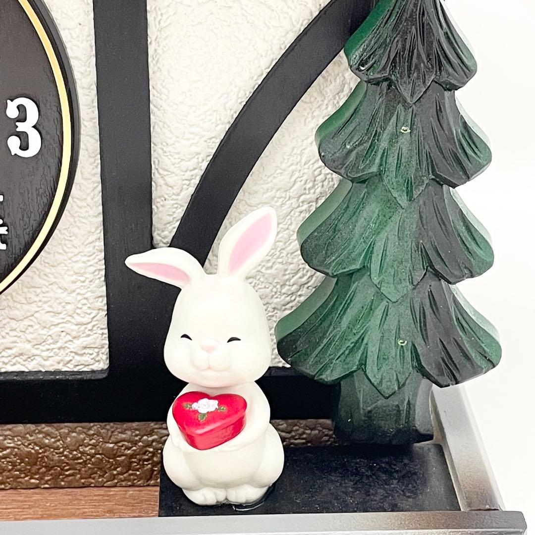 【未使用】CITIZEN メルヘンハウス ハト時計 掛時計 4MJ744 木製