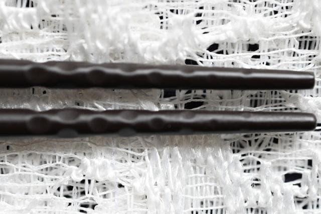 茶道具 金工師 木村清五郎 利休好 鳥頭七宝象嵌入 飾火箸 共箱