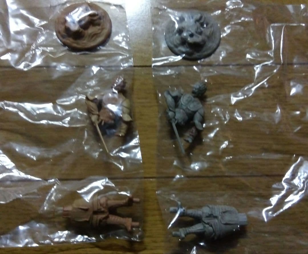 仏像立体図録Ⅱ （超レア）風神、雷神　彩色版含むフルコンプ９種類　海洋堂　ガチャ