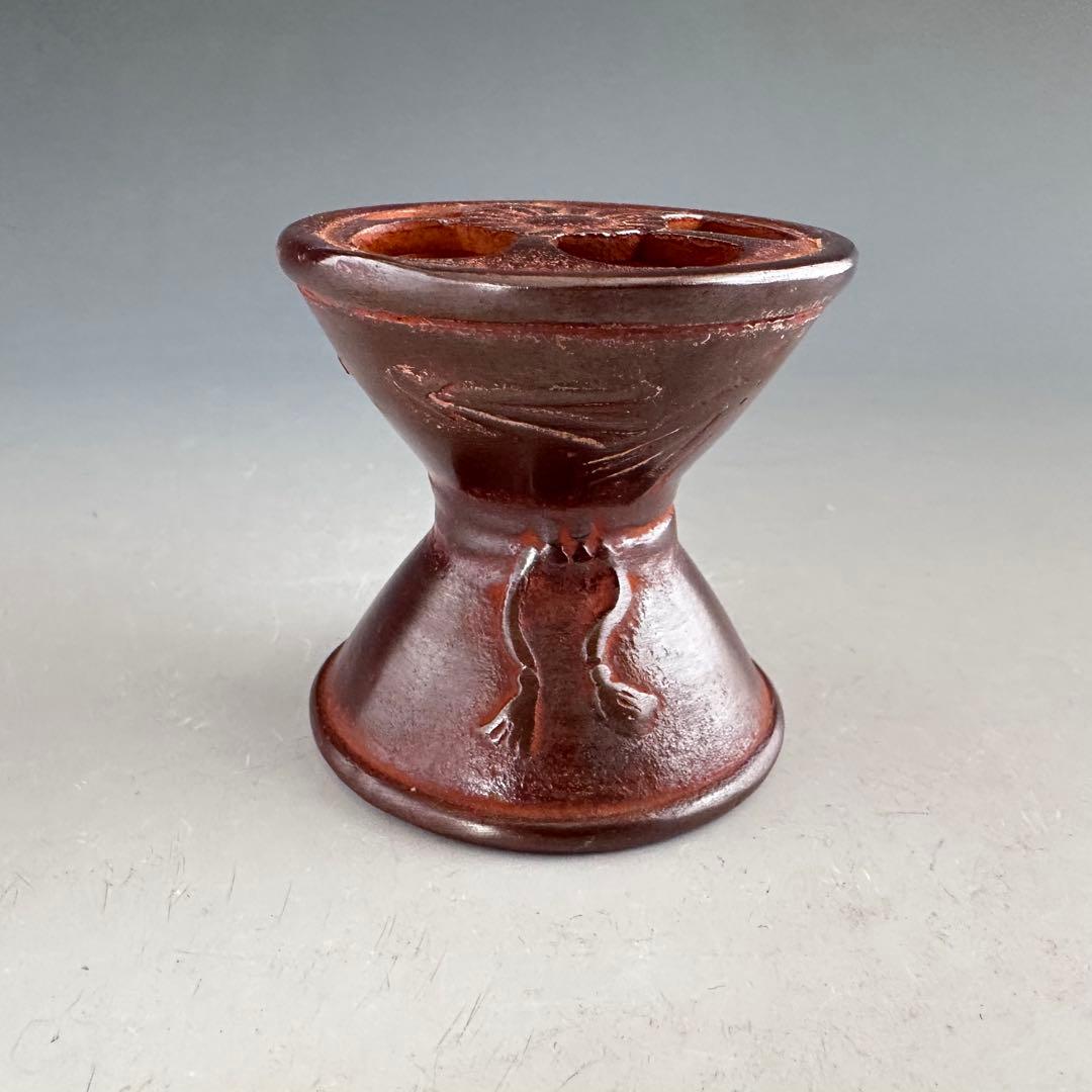 茶道具 唐銅 蓋置 3種 閑浄 共箱 鼓 扇面 三鈴 工芸品