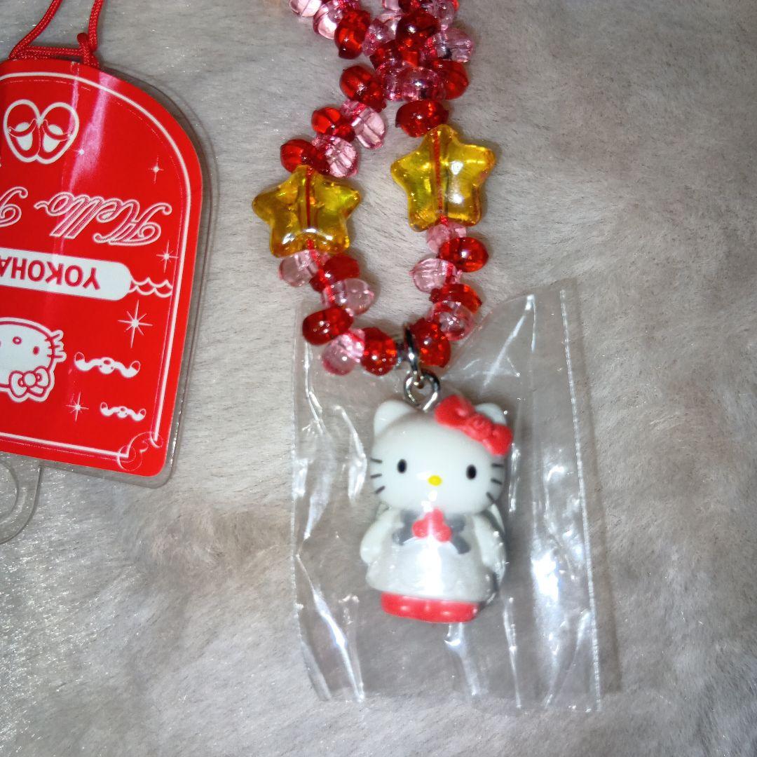 ハローキティ2000年横浜赤い靴の女の子限定 ストラップ 根付超レアミミィご当地