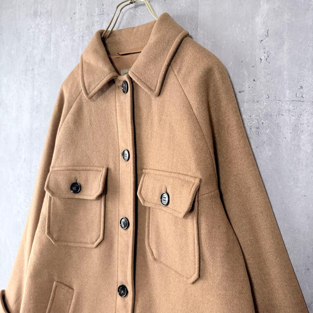 ウールリッチ MANTECO ウール CPO ジャケット コート 美品 キャメル