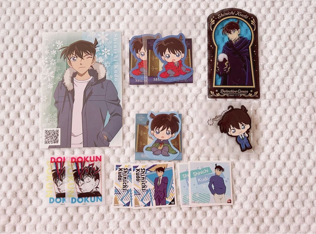 江戸川コナン、灰原哀、毛利蘭、工藤新一、怪盗キッド、赤井秀一　グッズバラ売り