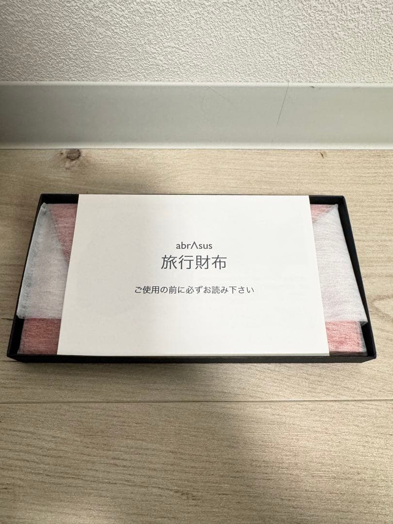 アブラサス　旅行財布 チリレッド　新品