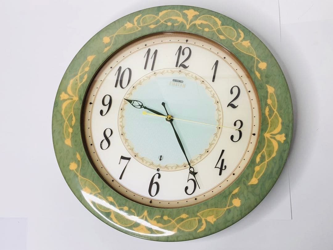未使用品 SEIKO EMBLEM HS504M 壁掛け時計 掛時計 記名あり