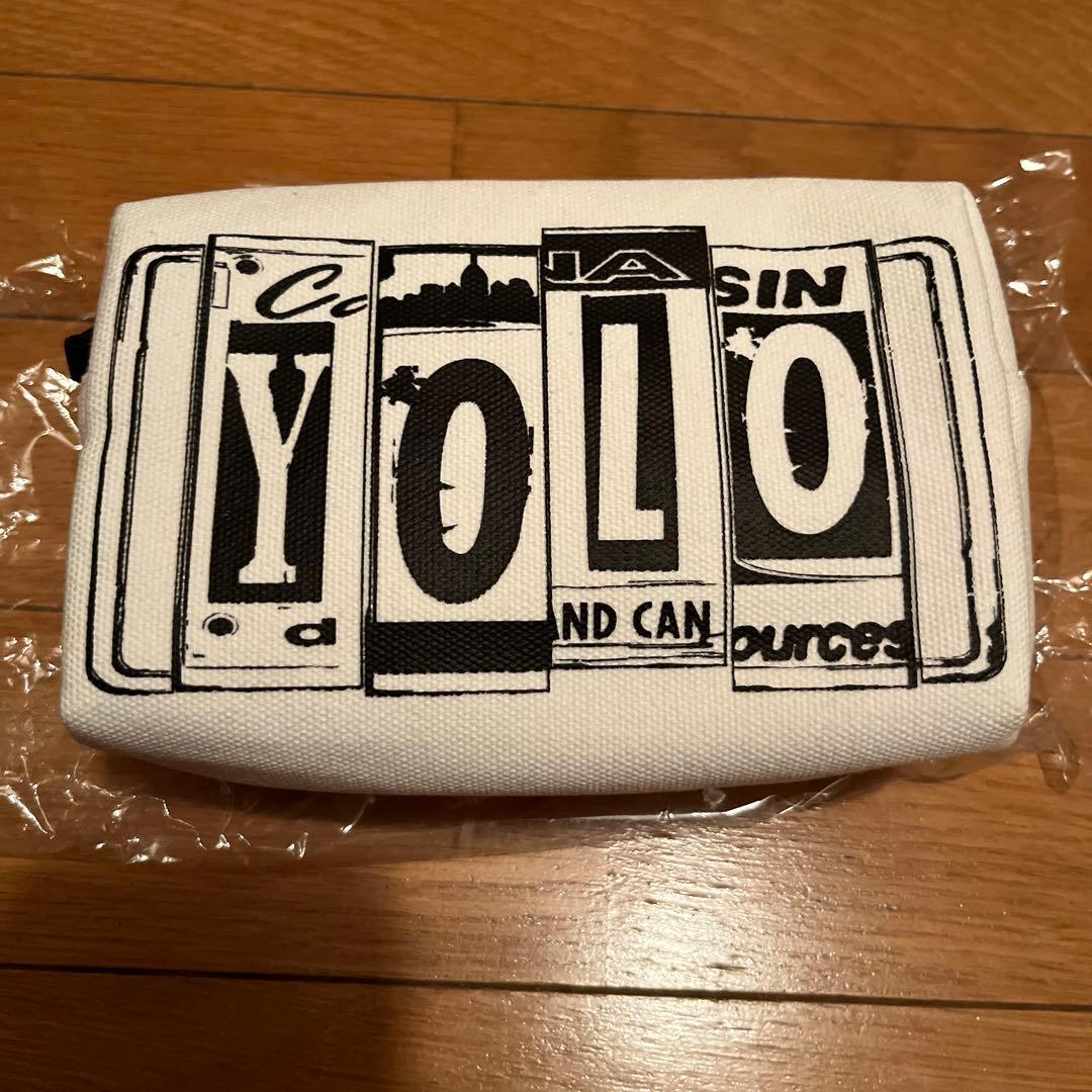 與 真司郎 YOLOグッズ 與真司郎 YOLO 直筆サイン入り クラッチバッグ