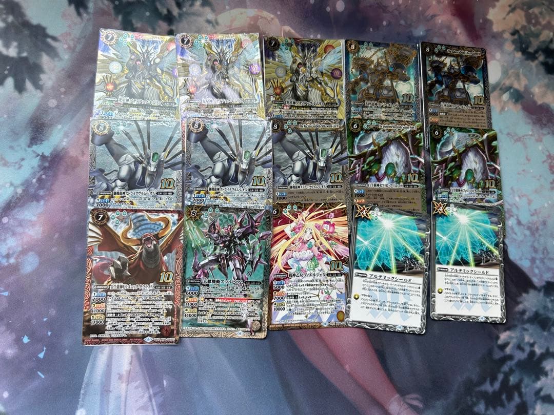 バトスピ デッキ 光導 旧光道 デッキ 調整パーツ スリーブ付き 光導