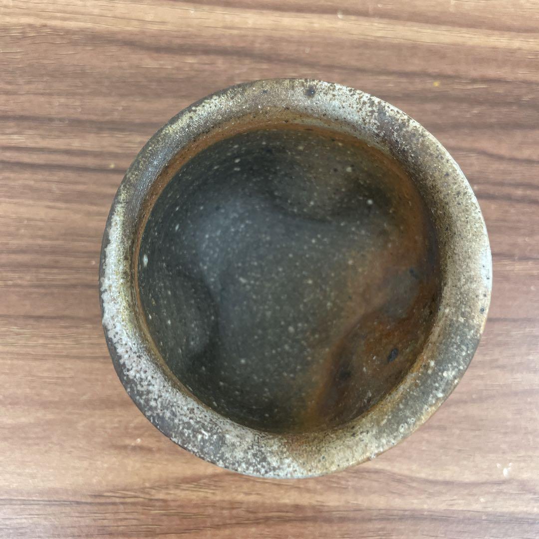 【骨董品】伊勢崎満 備前焼 備前ぐい呑 ②