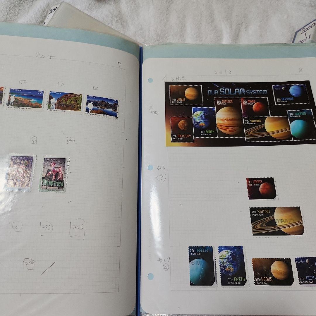 オーストラリア 使用済み切手六冊