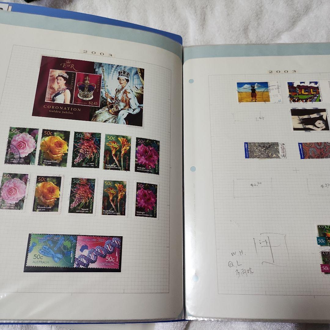 オーストラリア 使用済み切手六冊