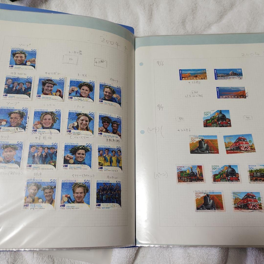 オーストラリア 使用済み切手六冊