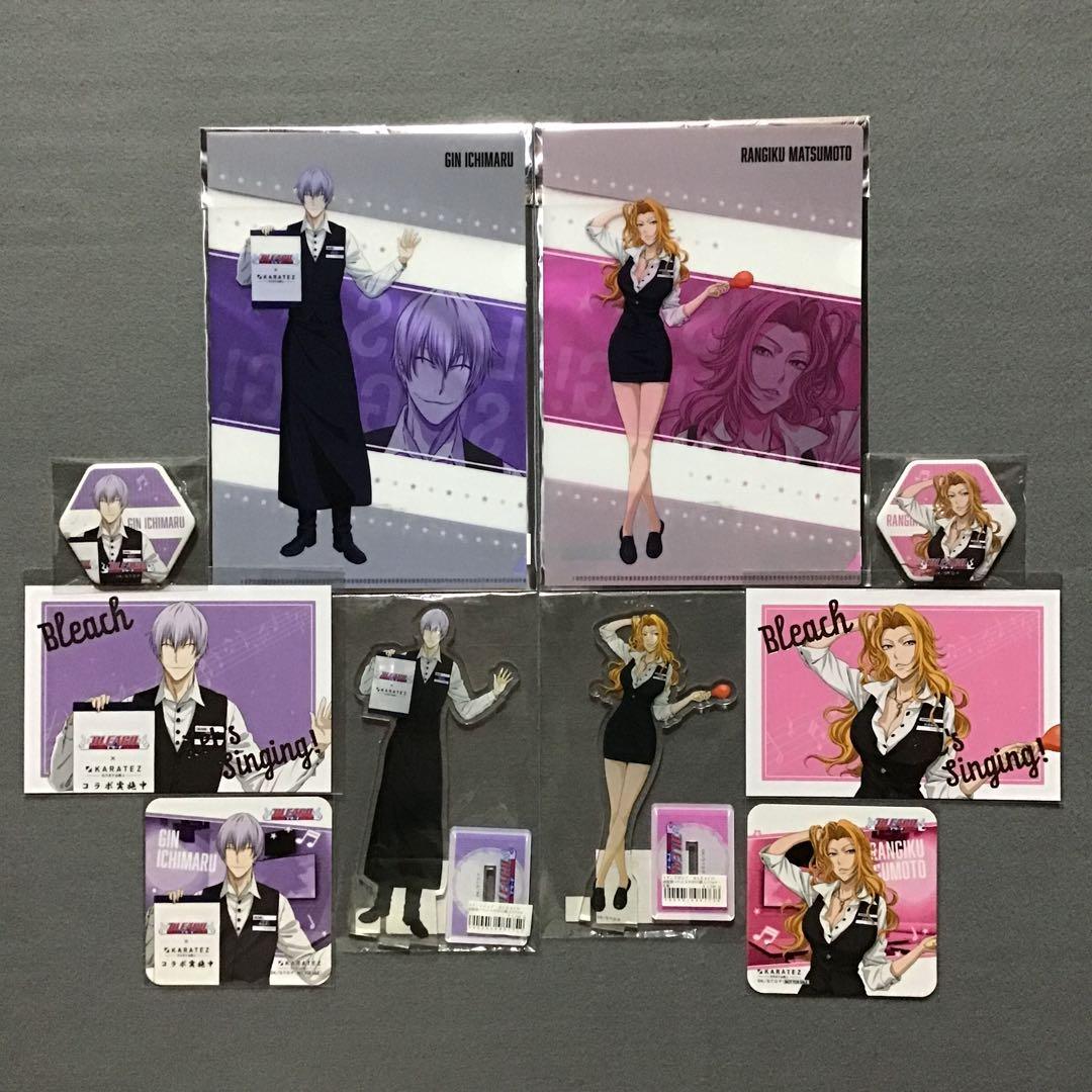 BLEACH 市丸ギン 松本乱菊 カラ鉄 グッズセット - メルカリ