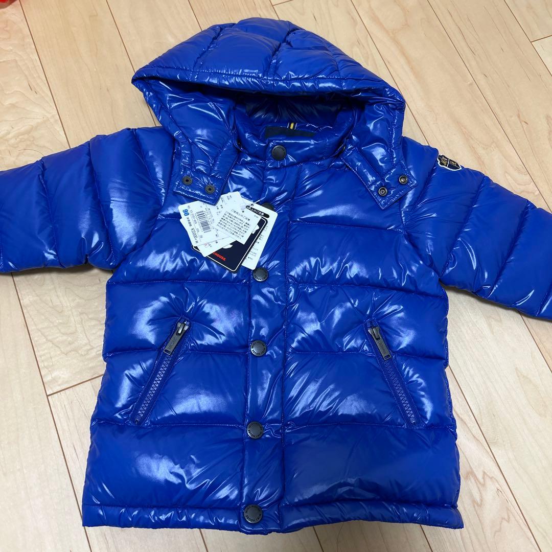 MIKI HOUSE 青 ダウンアウター 90