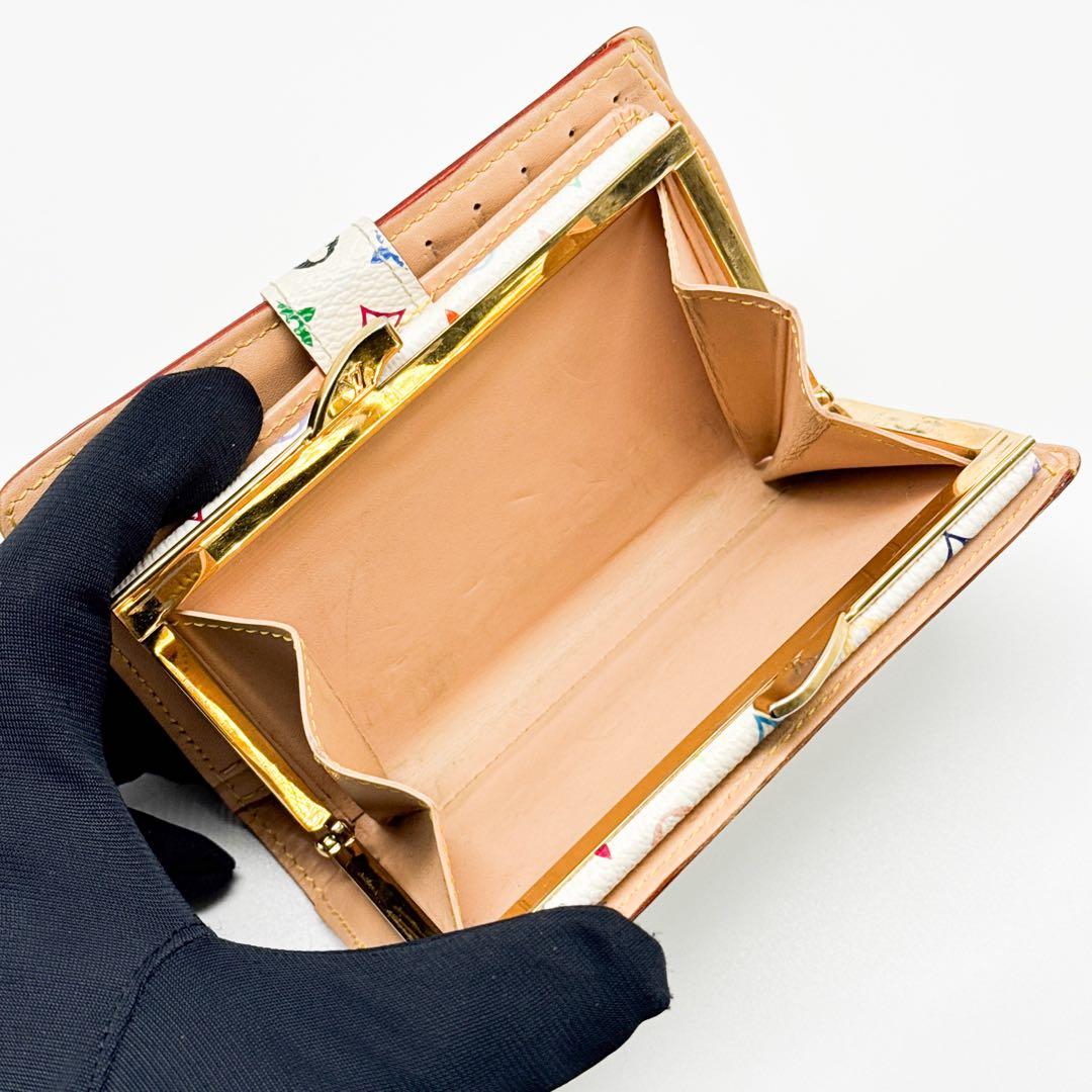 ルイヴィトン モノグラム マルチカラー ヴィエノワ 二つ折り がま口