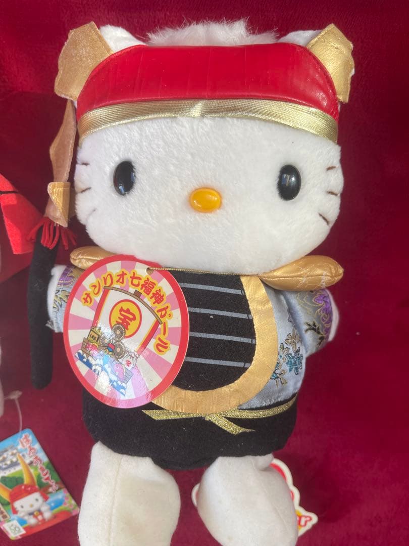 ご当地キティ 獅子舞 彦根 七福神 ドール ぬいぐるみ 3体