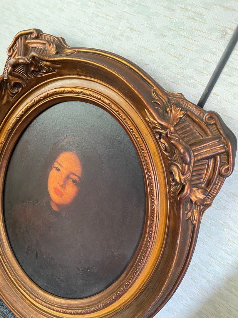 ルーマニア美術館展　ニコラエ　グリゴレスク　マリア・ナクの肖像　複製画