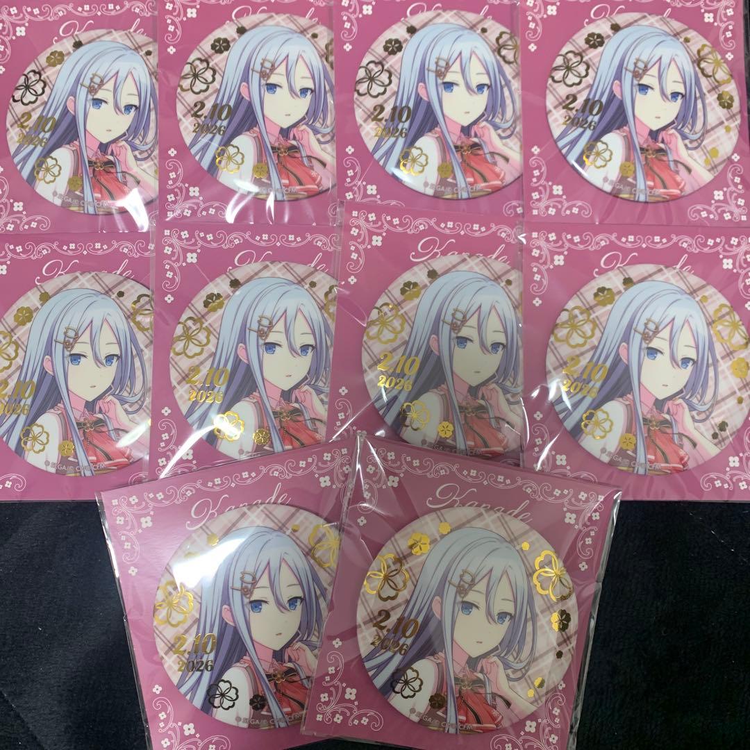 プロセカ 宵崎奏 はぴこれ はっぴーこれくしょんくじ 箔押し缶バッジ F