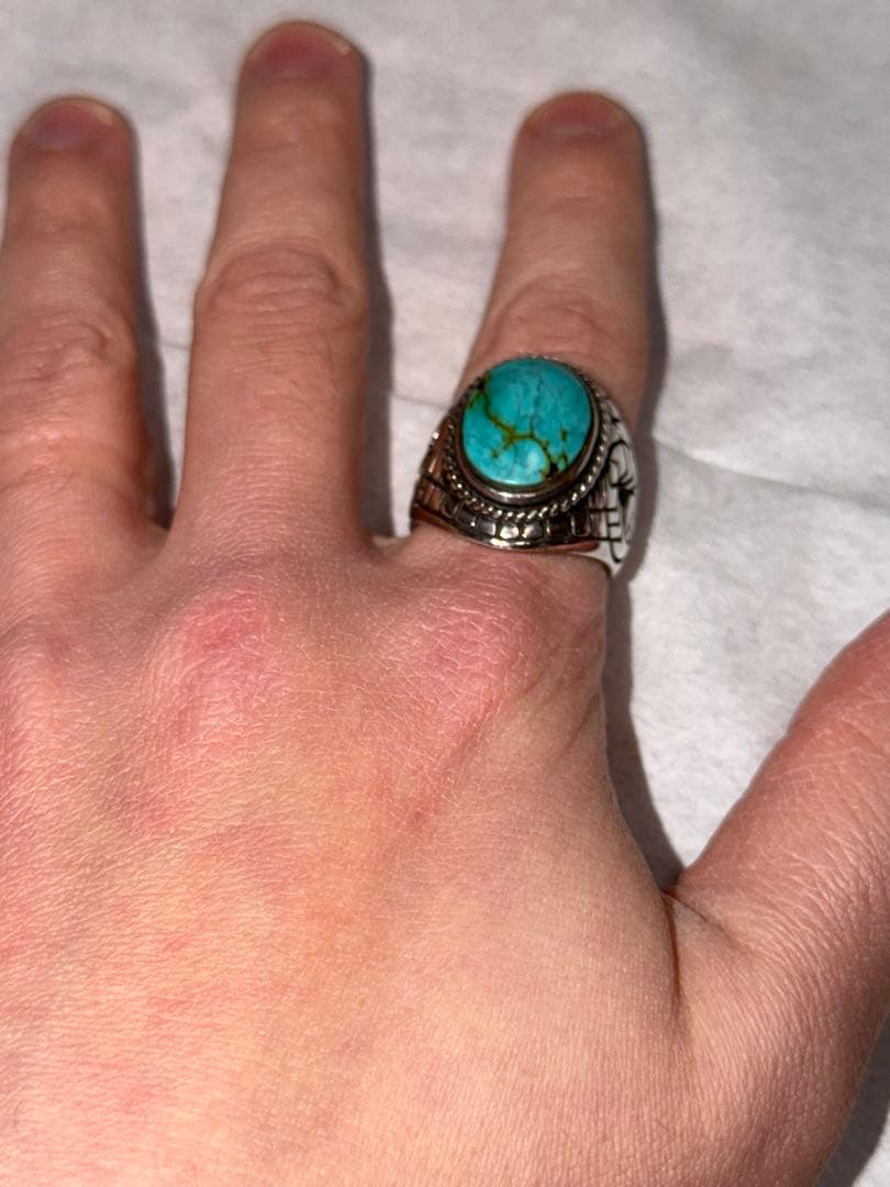 しろSAAD ターコイズ シルバーリング 925｜スパイダー23号正規品