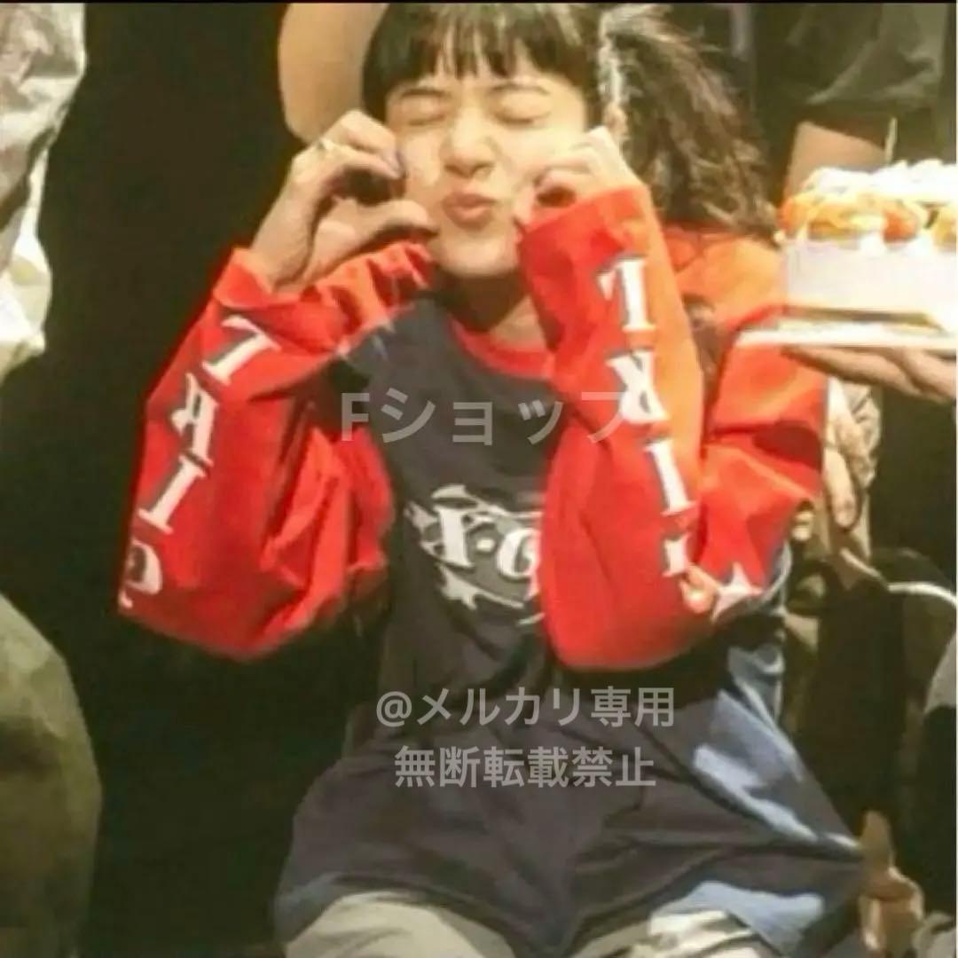 《入手困難品》あいみょん着用‼️X-girl ロンTネイビー長袖リンガーTシャツ