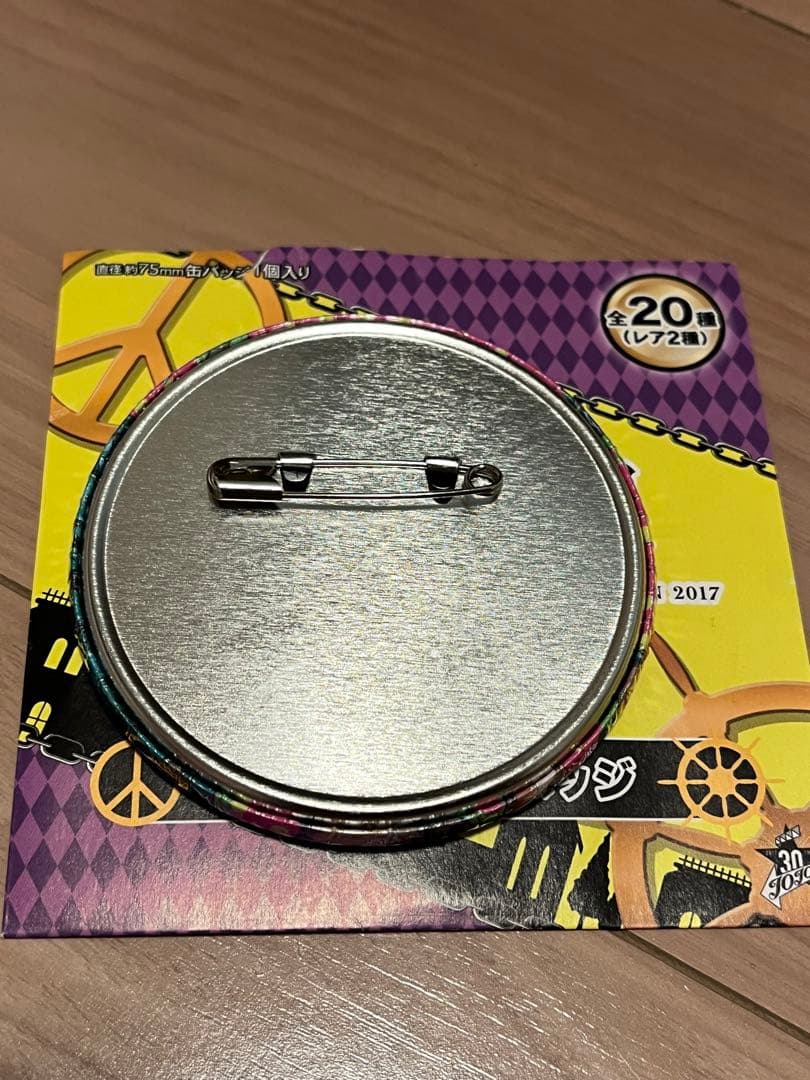 新品 ジョジョ展 コレクション 缶バッジ 東方定助 広瀬康穂 ホログラム