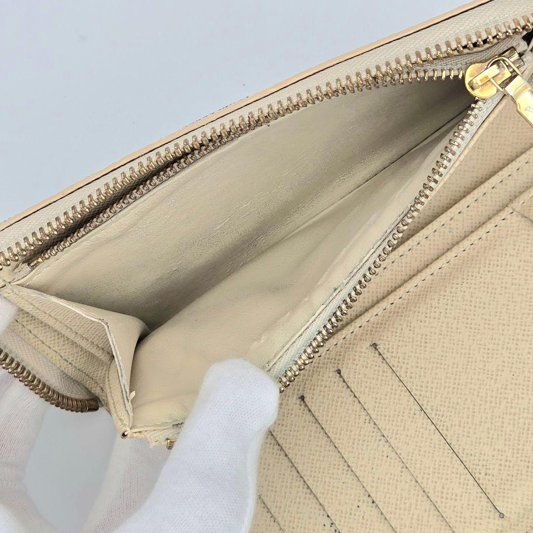 ルイヴィトン ジッピーコンパクトウォレット ダミエ アズール ラウンド