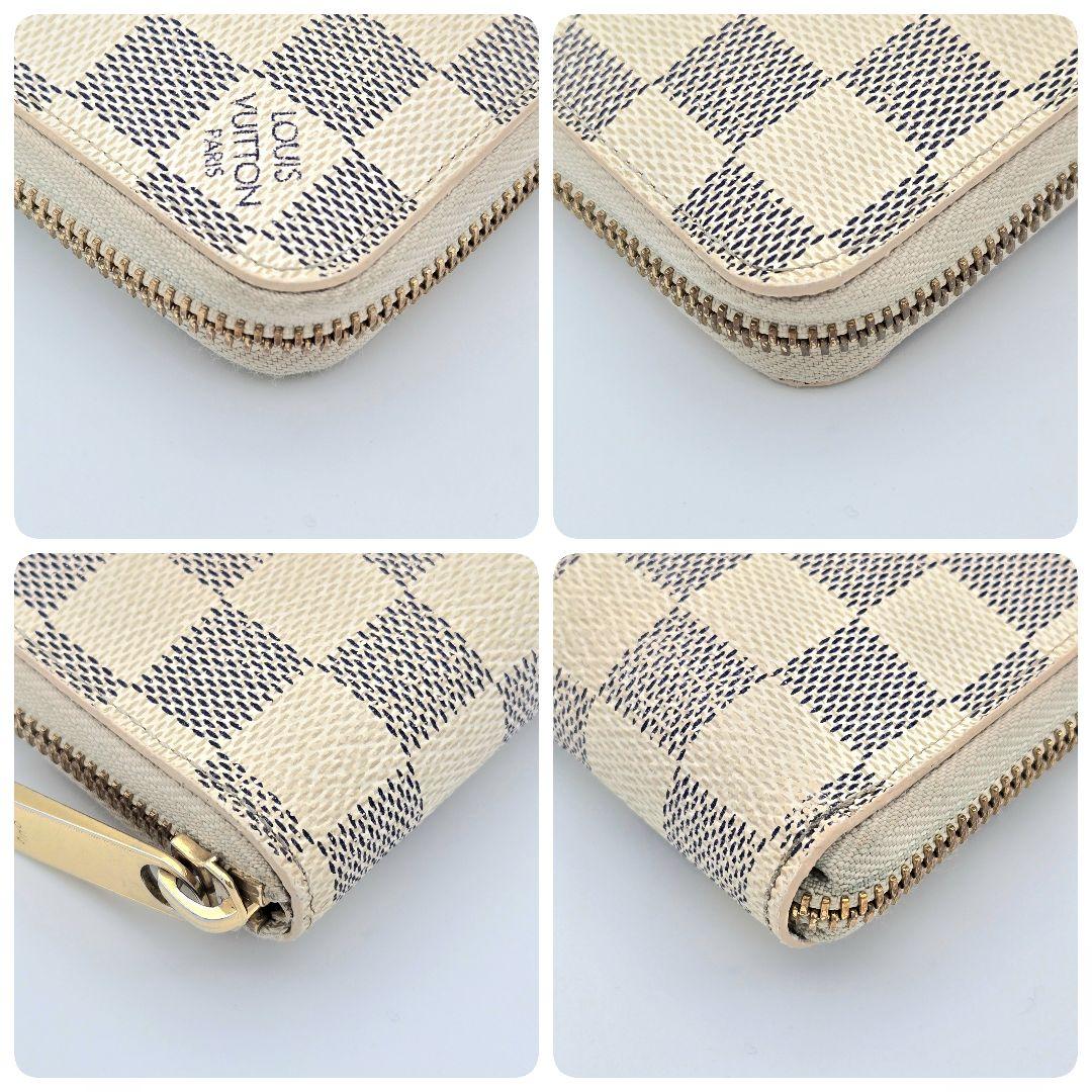 ルイヴィトン ジッピーコンパクトウォレット ダミエ アズール ラウンド