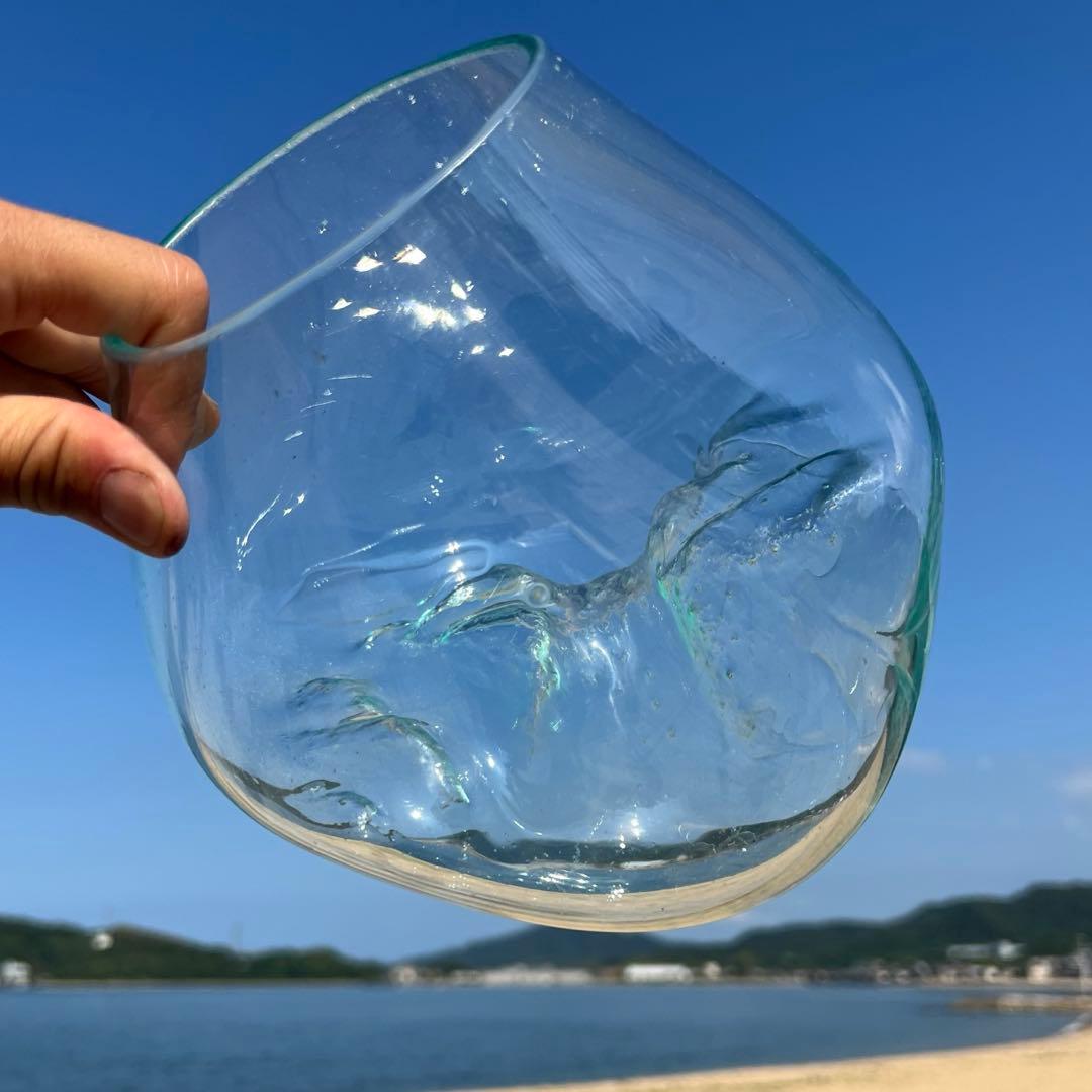 流木ガラスオブジェ大F 花瓶 金魚鉢 ガーデニング フラワーポット 水槽