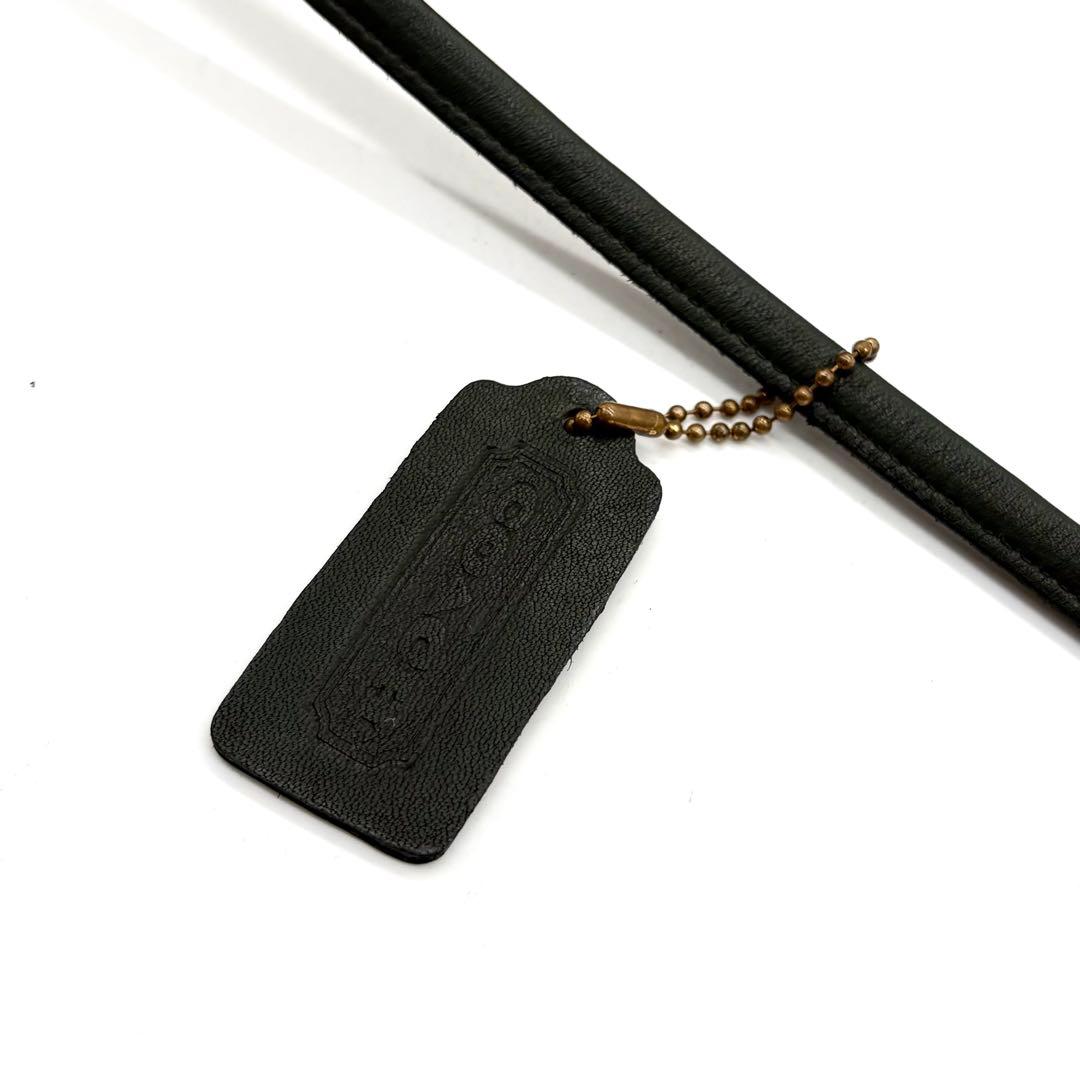 美品✨オールドコーチ ショルダーバッグ 斜め掛け ターンロック グリーン