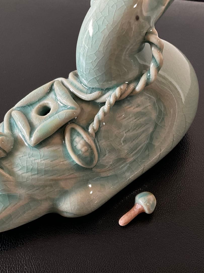 備前焼 置物 オブジェ 陶印あり V 9713