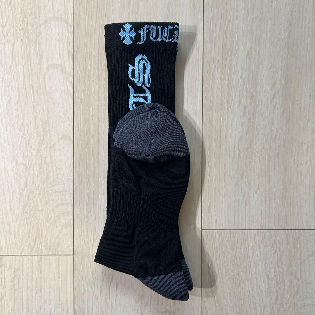 【新品】 Chrome Hearts ダガー ソックス 靴下 1足　水色 M